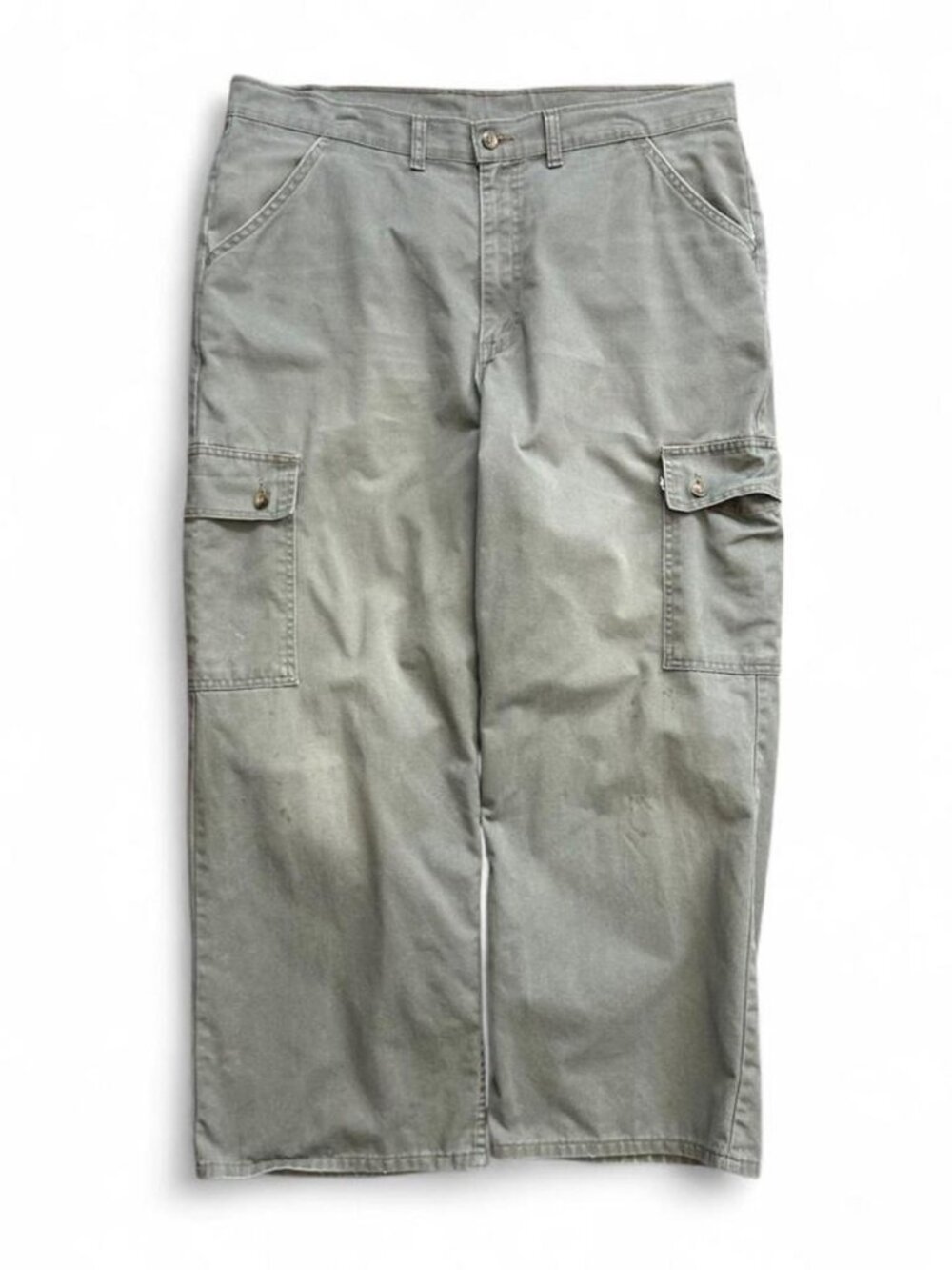 Vintage Levi’s Cargo Pants Olive Green Military 38x28x5 90s